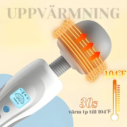 9 Vibrationslägen Bärbar Stav Vibrator