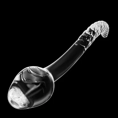 Stor Glas Transparent Dildo 25.47cm