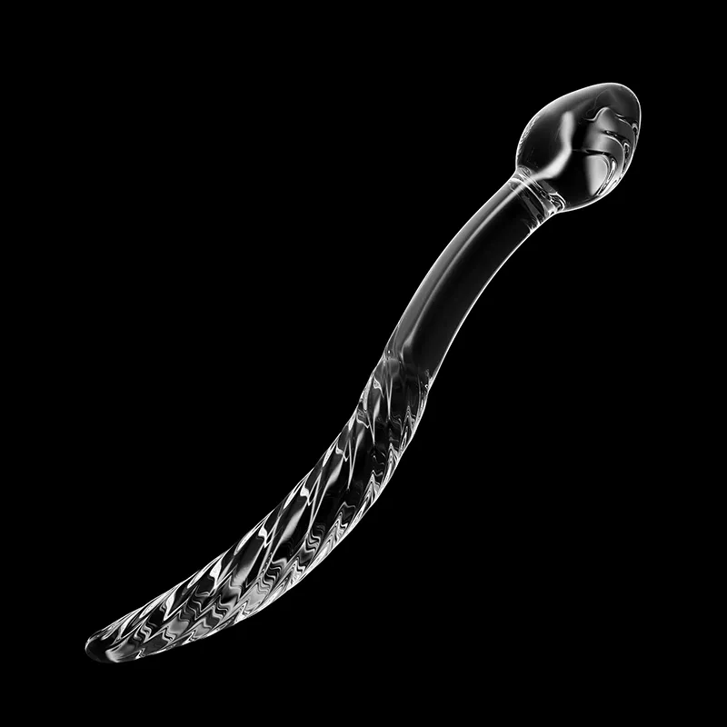 Stor Glas Transparent Dildo 25.47cm