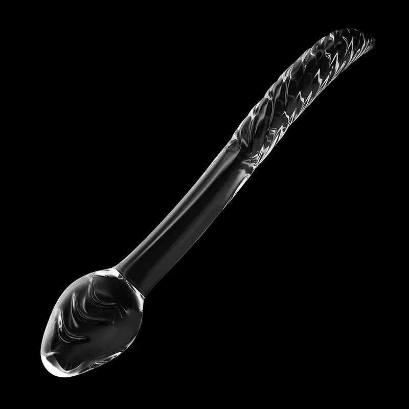 Stor Glas Transparent Dildo 25.47cm