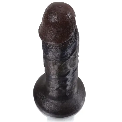 Stor Mjuk Silikon Svart Dildo 25.4cm