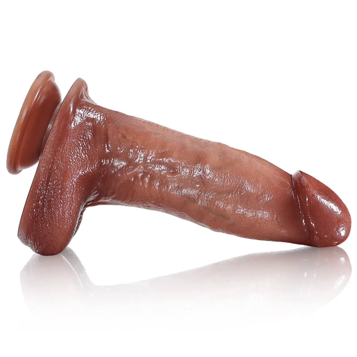 Stor Realistisk Stötande Fjärrstyrd Dildo 22.4cm