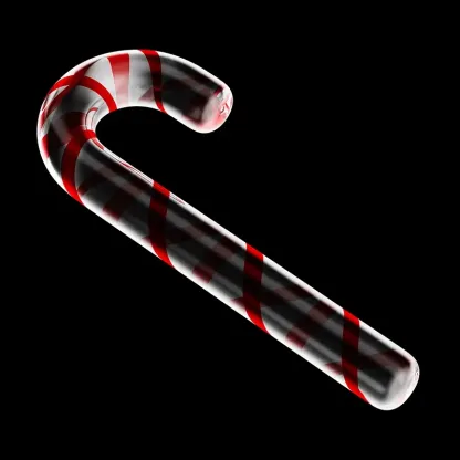 Stora Transparent Glas Anal Dildo 18.5cm