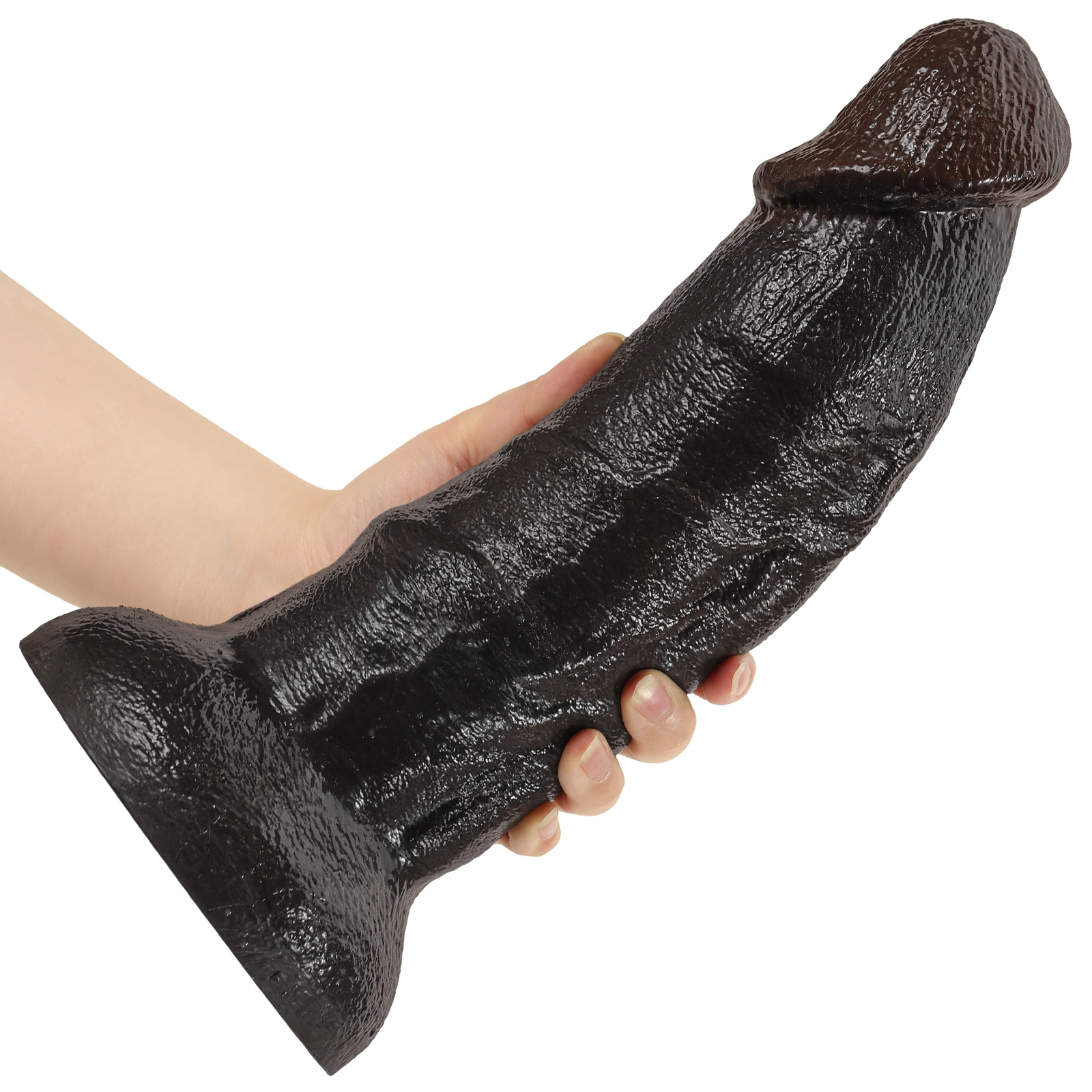 Svart Realistisk Stora Dildo 22cm