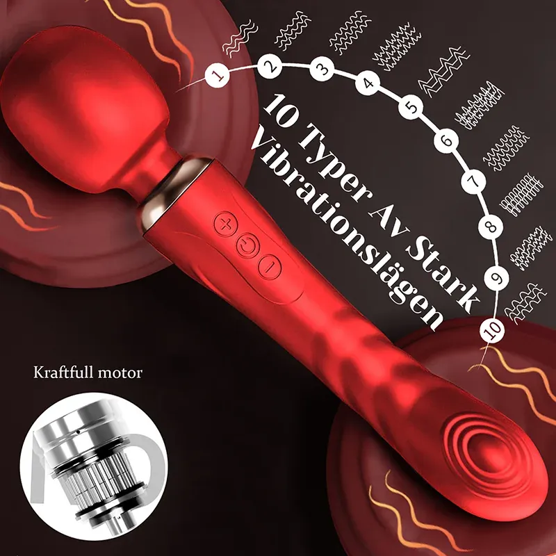 10 Kraftfulla Vibrationslägen Trollstavsvibrator