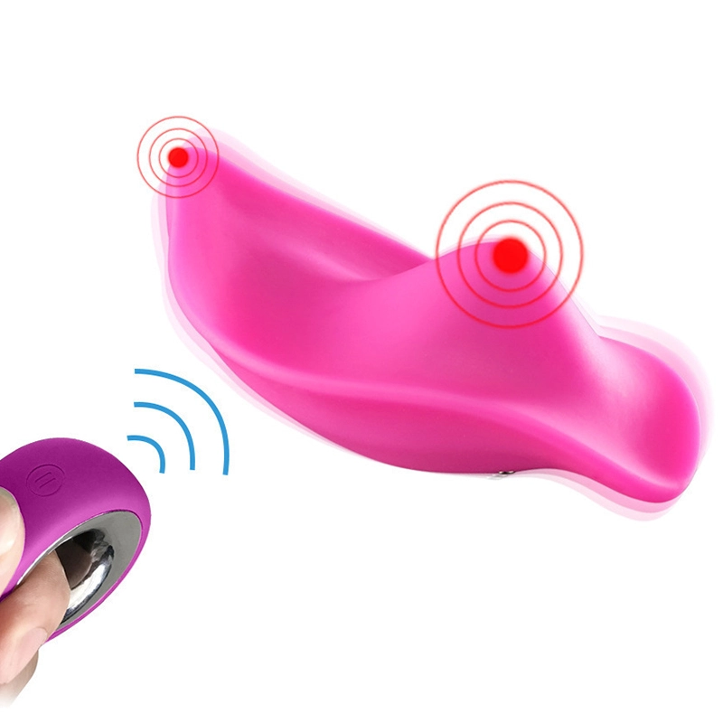 12 Vibrerande Lägen Fjärrkontrollerad Bärbar Trosvibrator
