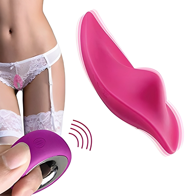 12 Vibrerande Lägen Fjärrkontrollerad Bärbar Trosvibrator