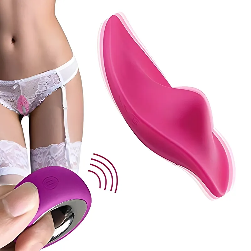 12 Vibrerande Lägen Fjärrkontrollerad Bärbar Trosvibrator