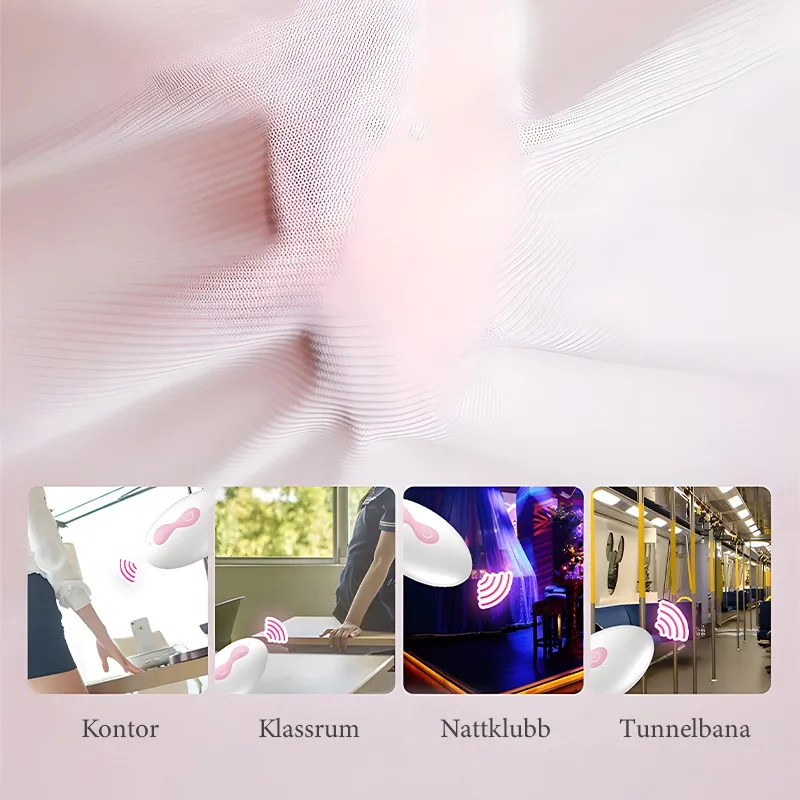 10 Vibrerande Ultratunn Fjärrkontrollerad Trosvibrator