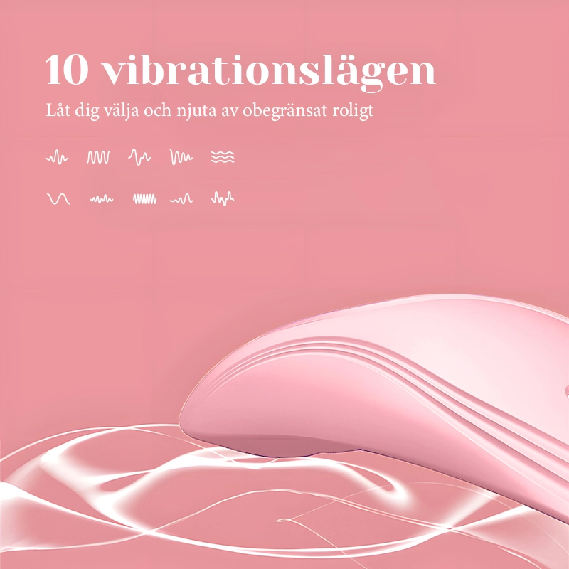 10 Vibrerande Ultratunn Fjärrkontrollerad Trosvibrator