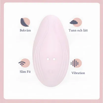 10 Vibrerande Ultratunn Fjärrkontrollerad Trosvibrator