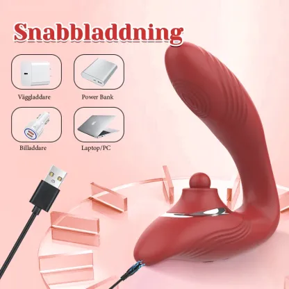 10 Lägen Vibrerande & Vickande Trosvibrator