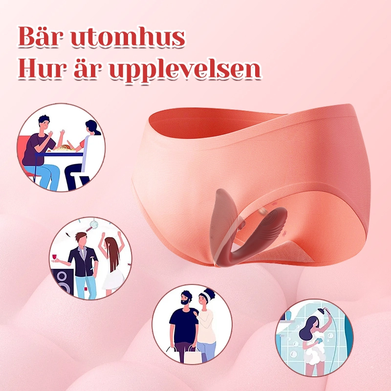 10 Lägen Vibrerande & Vickande Trosvibrator