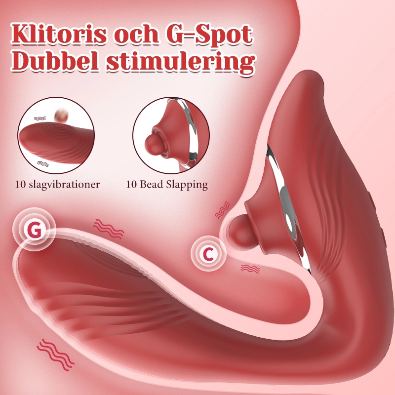 10 Lägen Vibrerande & Vickande Trosvibrator