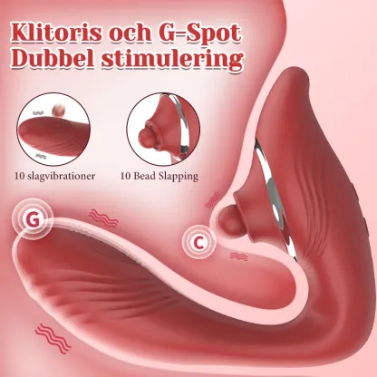 10 Lägen Vibrerande & Vickande Trosvibrator