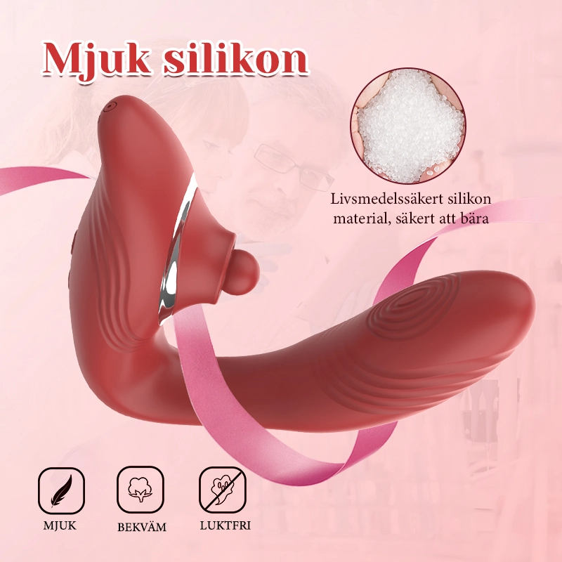 10 Lägen Vibrerande & Vickande Trosvibrator