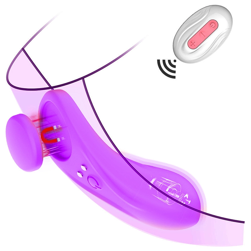 APP Fjärrkontrollerad Trosvibrator Med Magnetklämma
