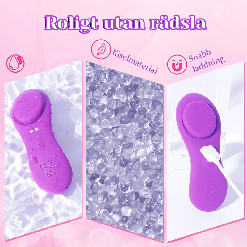 APP Fjärrkontrollerad Trosvibrator Med Magnetklämma