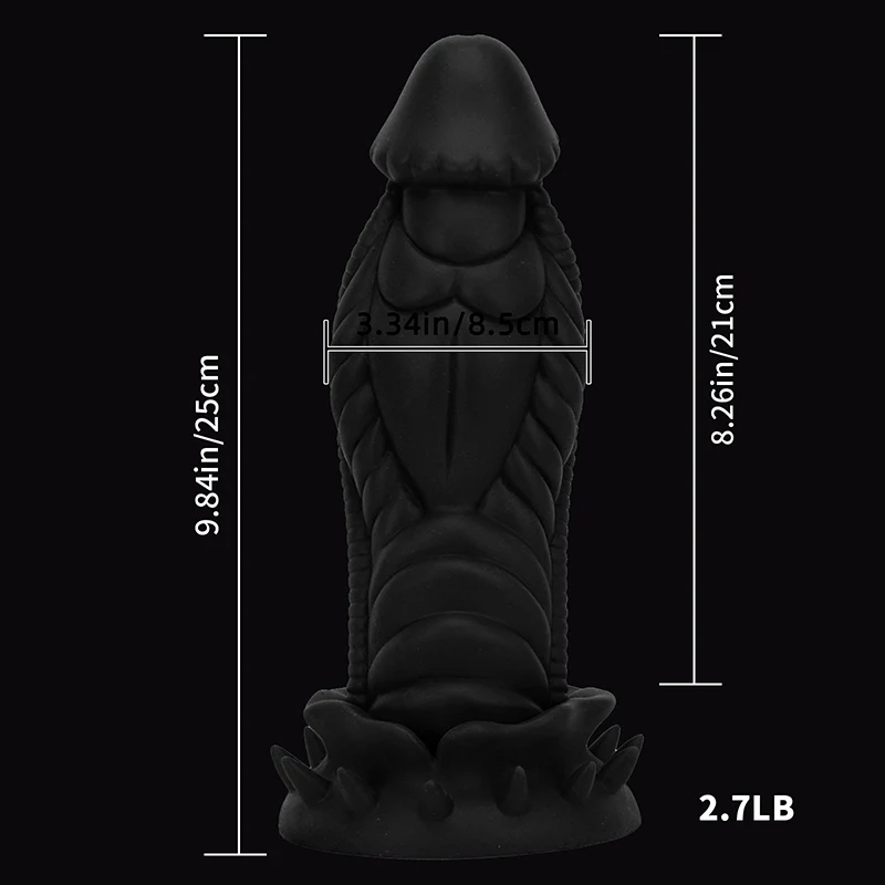 Ultra Chubby Silikon Monster Dildo 25cm