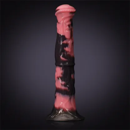 Ultra Naturtroget Trumpethuvud Silikon Horse Dildo 30,5 cm