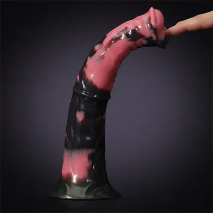 Ultra Naturtroget Trumpethuvud Silikon Horse Dildo 30,5 cm