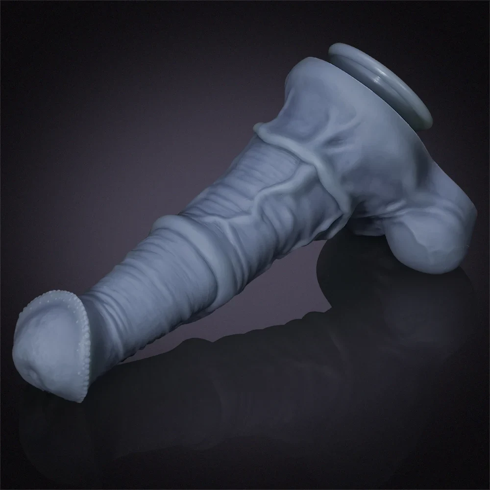Ultra naturtrogen enorm tjock hästdildo 34cm