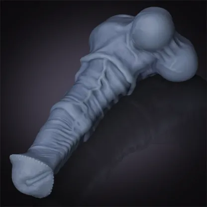 Ultra naturtrogen enorm tjock hästdildo 34cm