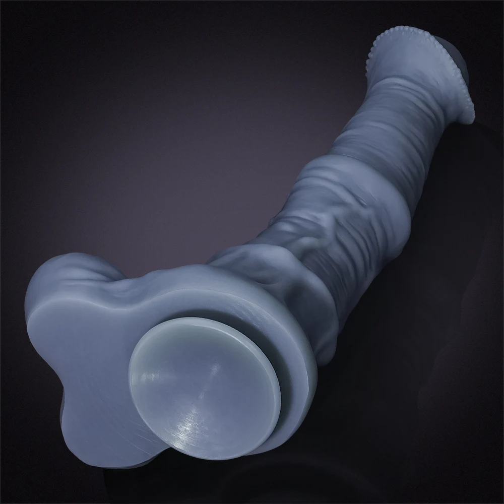 Ultra naturtrogen enorm tjock hästdildo 34cm