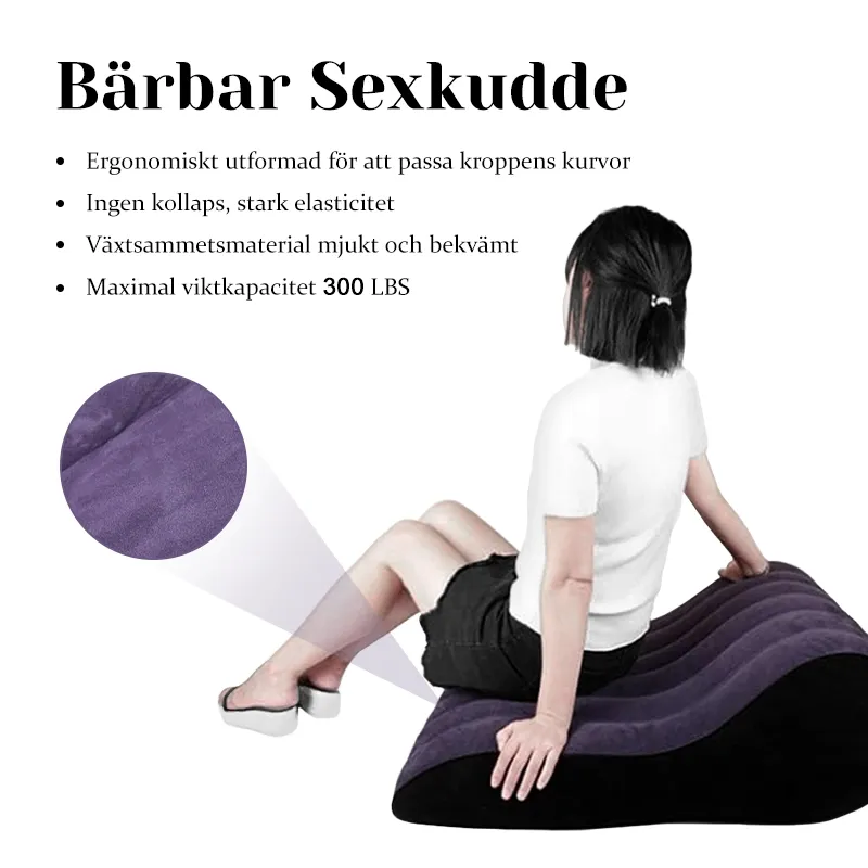 Uppblåsbar Sexsoffa för Djupare Positioner