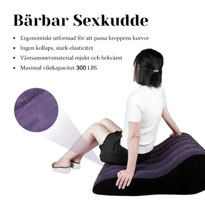 Uppblåsbar Sexsoffa för Djupare Positioner