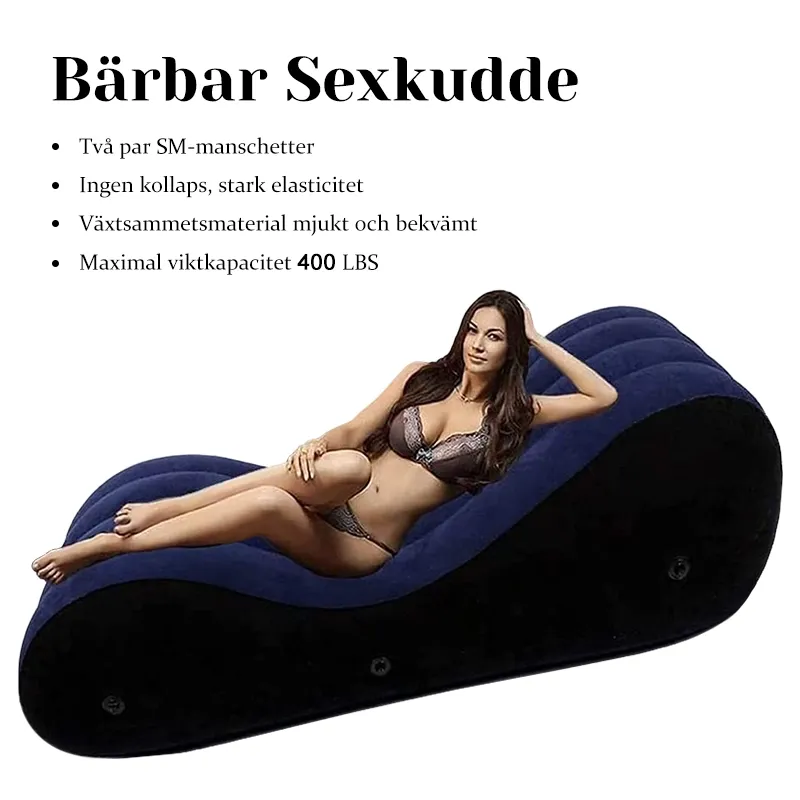 Portabel Uppblåsbar Sexsoffa-set