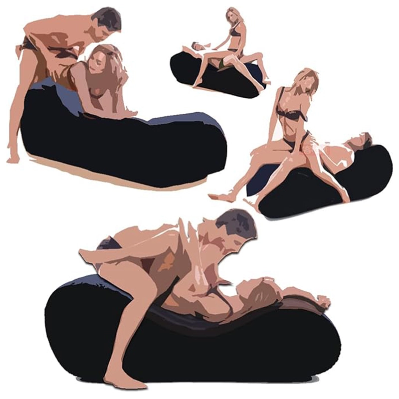 Portabel Uppblåsbar Sexsoffa-set