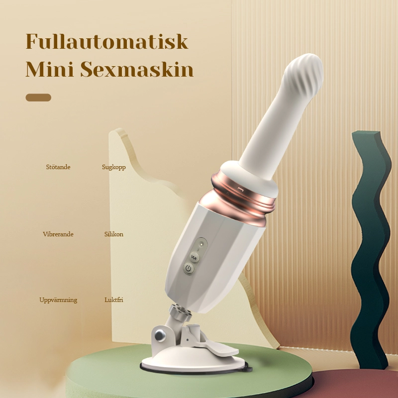 10 Vibrationslägen & 7 Stötvågsfunktioner, Uppvärmd Premium Sexmaskin