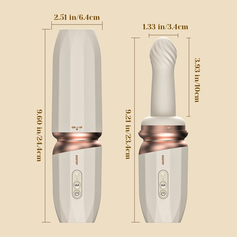 10 Vibrationslägen & 7 Stötvågsfunktioner, Uppvärmd Premium Sexmaskin