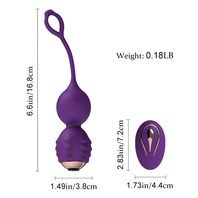 12 Vibrationslägen Silikon Geisha Kulor