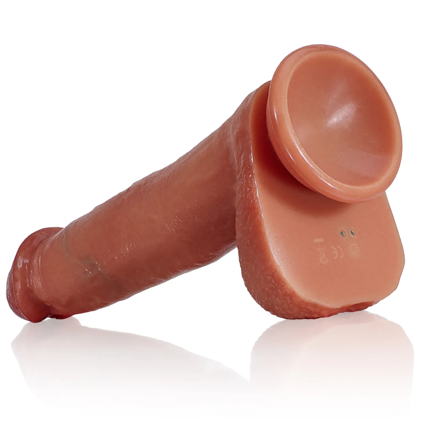 Vibrerande Lång Thrusting Dildo Realistisk 22.5cm