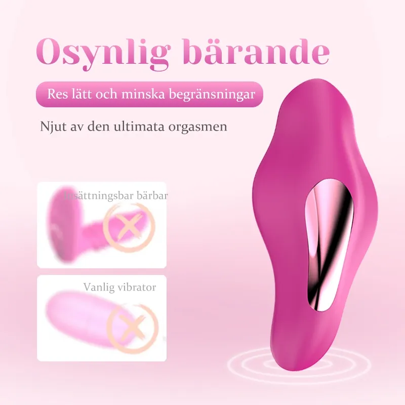 9 Vibrerande Lägen APP Fjärrkontrollerad Vibrerande Trosor