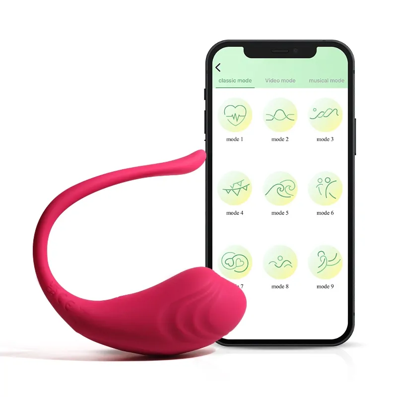 Bärbar APP Fjärrkontrollerad Vibrerande Trosor