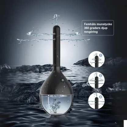 Dubbelanvändning för vaginal och anal rengöring | Anti-refluxdesign