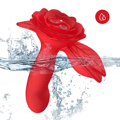 App-styrd vibrerande rosformad buttplugg