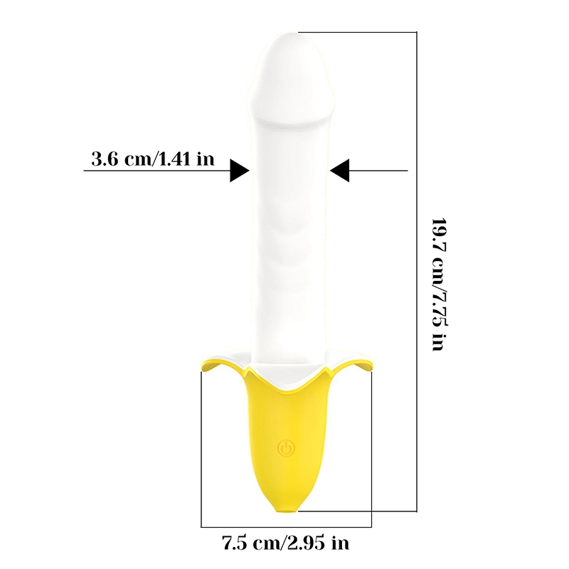 Vibrator Med 8 Teleskopiska & Vibrerande Lägen Och Stötande Funktion