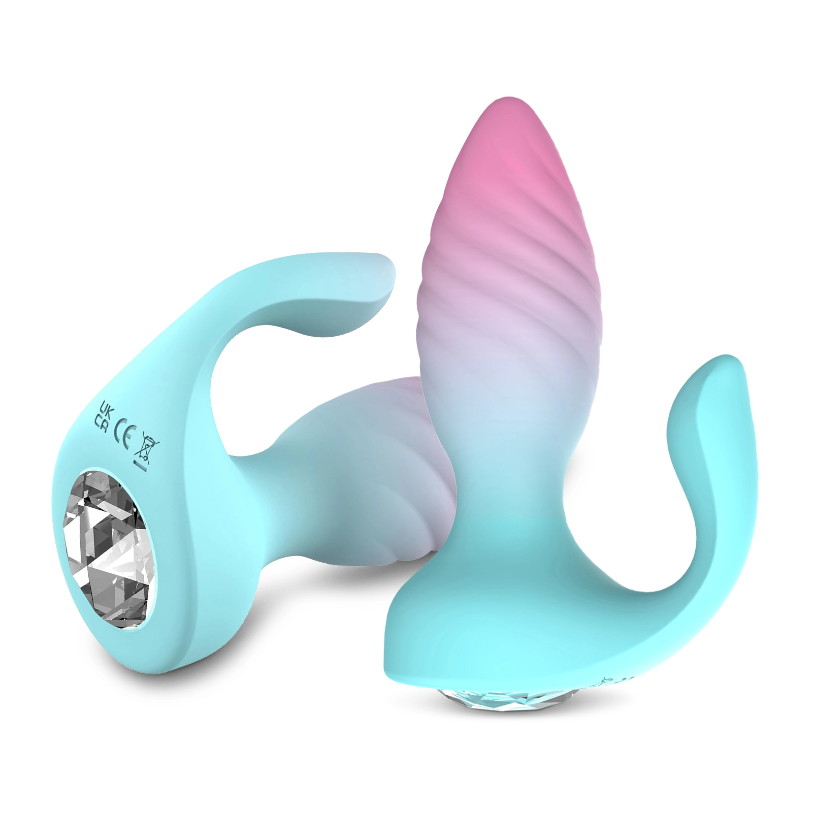 Anal- och klitorisstimulator med 10 vibrationslägen och fjärrkontroll