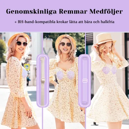 Bärbar smart vibrerande nippelleksak