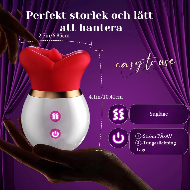 Stor Mun Sugningsvibrator Med APP Styrning