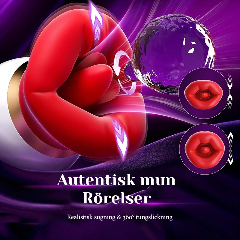 Stor Mun Sugningsvibrator Med APP Styrning