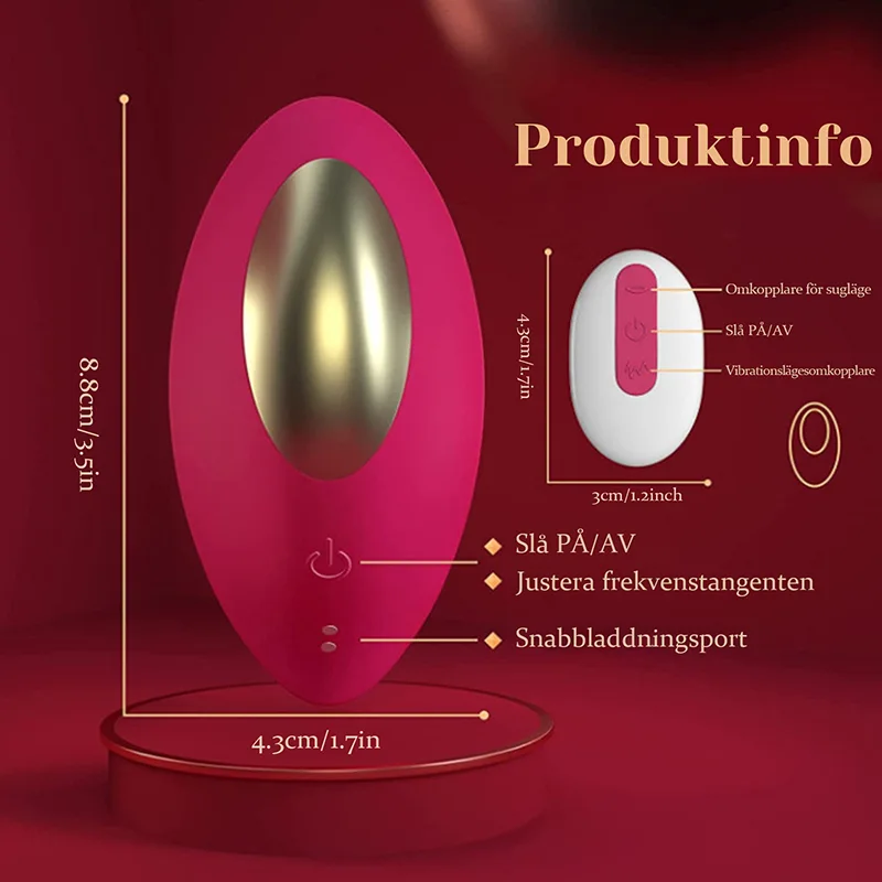 fjärrstyrd vibrator RCV06