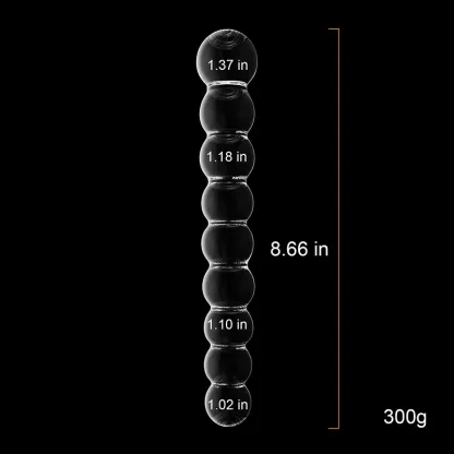 Glas Transparent Dildo 22cm