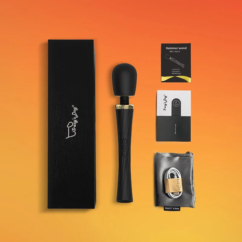 5 Frekvenser & 3 Växlar Hastighet Vibration Stav Vibrator