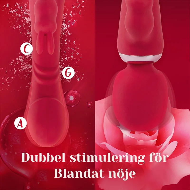 3-i-1 Multi-funktions Laddningsstav Vibrator