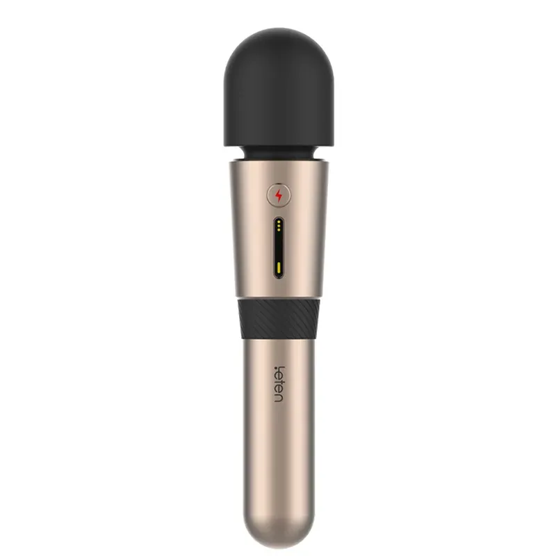 3 Växlad Hastighet & 7 Frekvent Vibrerande Laddningsbar Stav Vibrator